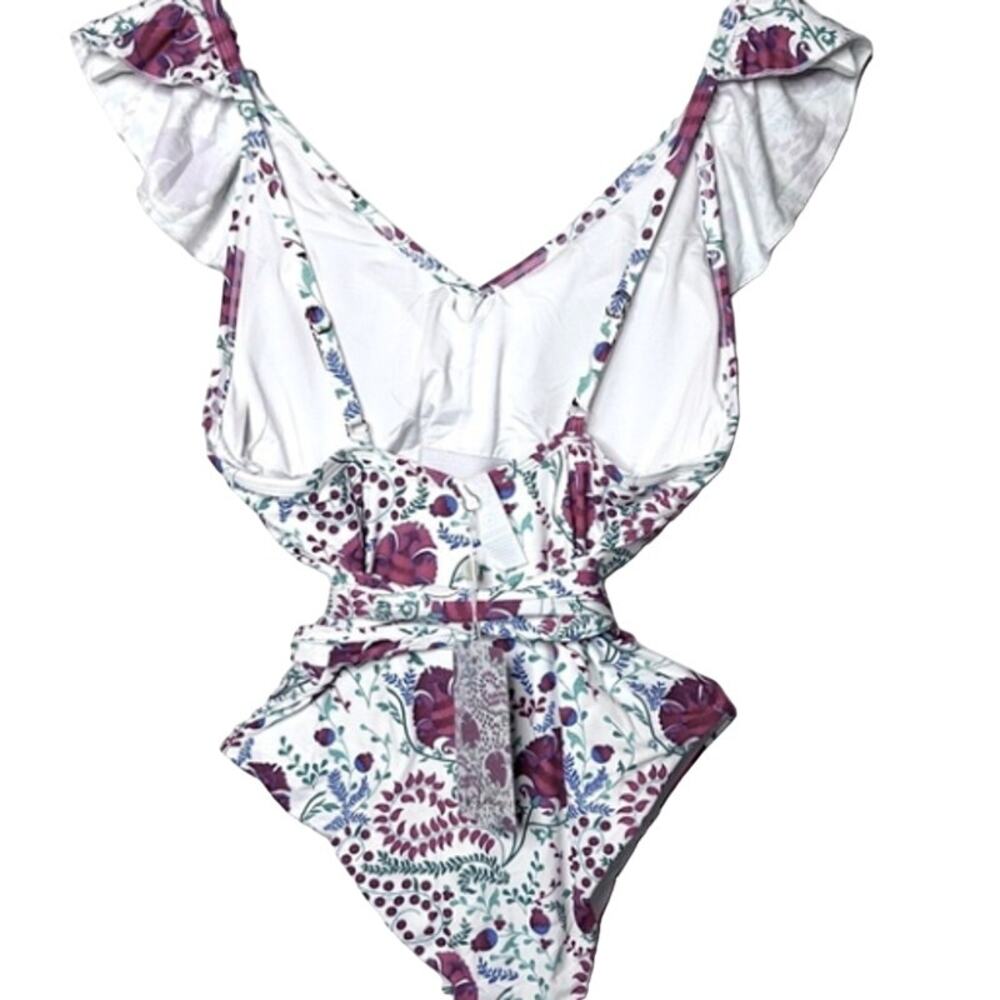 Toluca Swim Isabella Wrap One-Piece Maxi Renaissance | Size Small - Picture 4 of 4